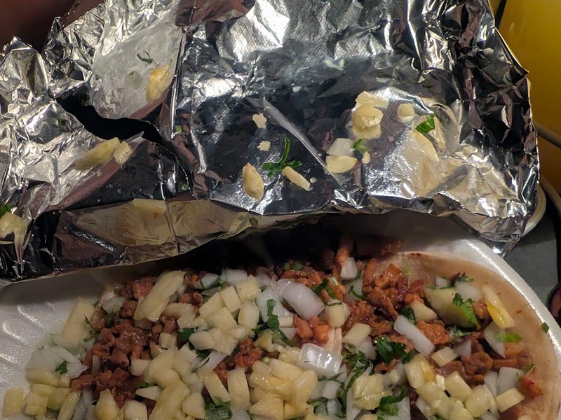 Tacos El Pueblita food