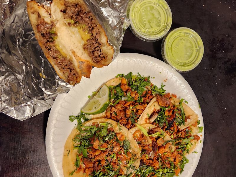 Tacos El Pueblita food